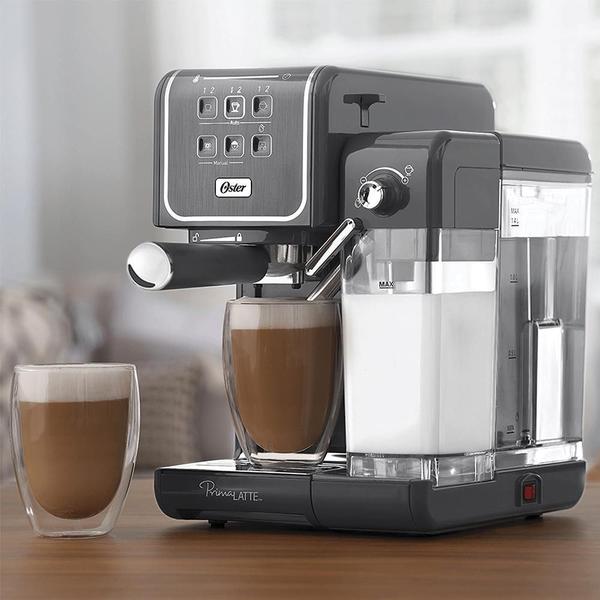 Imagem de Cafeteira Máquina Espresso Oster Primalatte Touch Cinza