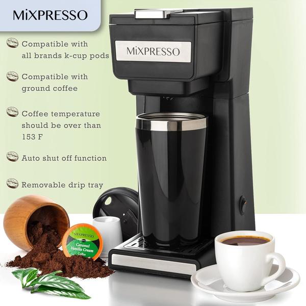 Imagem de Cafeteira Mixpresso Single Serve com caneca de viagem de 414 ml