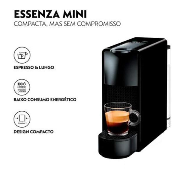 Imagem de Cafeteira Nespresso Essenza Mini C30 Preta 220v