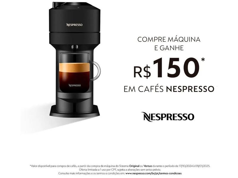 Imagem de Cafeteira Nespresso Vertuo Next Preto Fosco