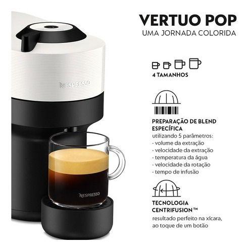 Imagem de Cafeteira Nespresso Vertuo Pop Cor Branco 110v Café Espresso