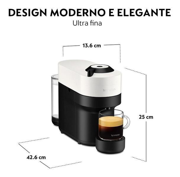 Imagem de Cafeteira Nespresso Vertuo Pop Cor Branco 110v Café Espresso