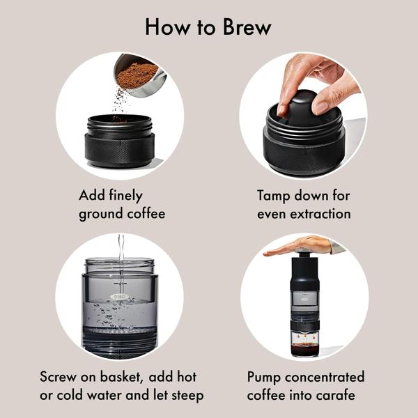 Imagem de Cafeteira OXO Brew Rapid Brewer Portátil em Aço Inoxidável