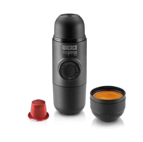 Imagem de Cafeteira Portátil Cápsula Minipresso Preta 45 ml Wacaco