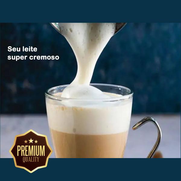 Imagem de Cafeteira prensa cremeira francesa luxe 600ml café leite