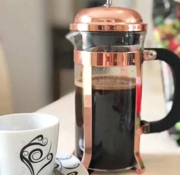 Imagem de Cafeteira Prensa Francesa 600 Ml Rose Gold / Cobre