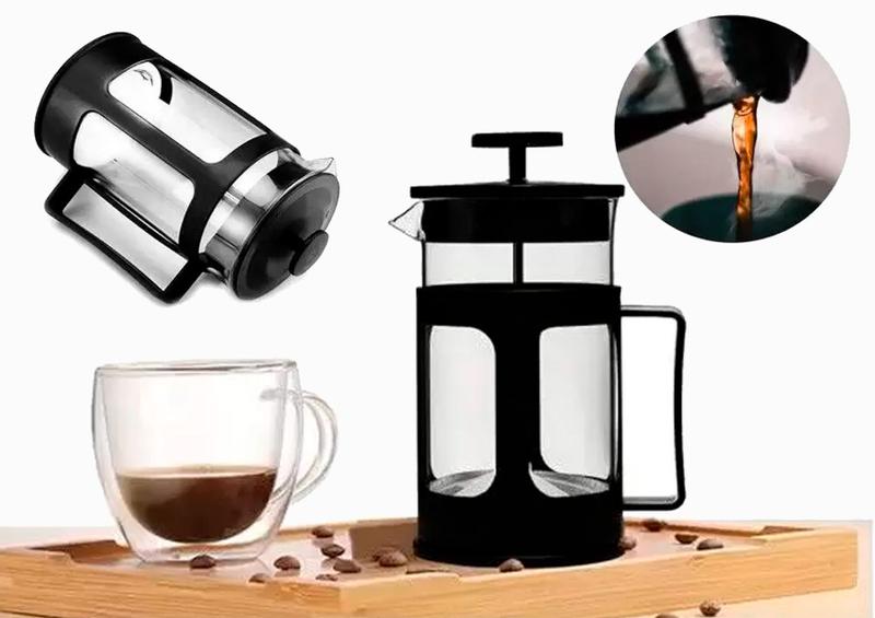 Imagem de Cafeteira Prensa Francesa Café Chá Capuccino Leite Cremoso