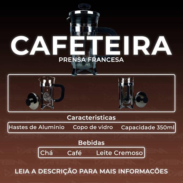 Imagem de Cafeteira Prensa Francesa manual 350ml para leite cremoso - Café