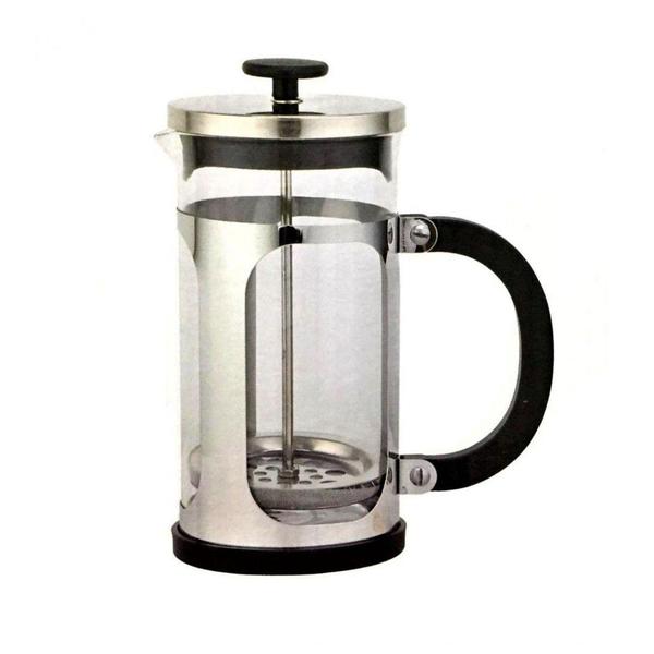 Imagem de Cafeteira Prensa Francesa Vidro Inox Cremeira café chá 600ml - Nm