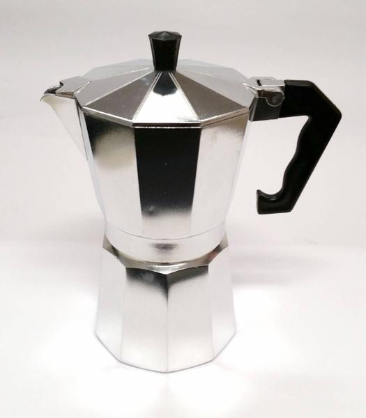 Cafeteira Tipo Italiana Para 6 Xícaras em alumínio - Hd Importados Imagem de Cafeteira Tipo Italiana Para 6 Xícaras em alumínio