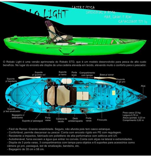 Imagem de Caiaque Robalo ligth - Caiaker