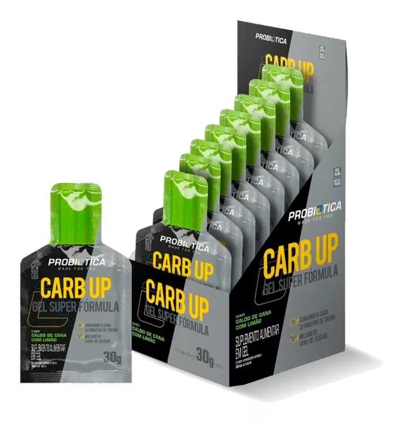 Imagem de Caixa 10 Carb Up Gel Black Cafeína Probiotica Energy Blend