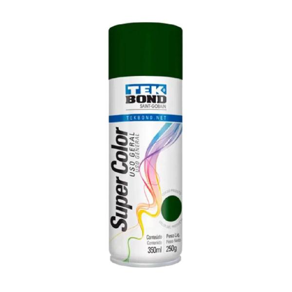 Imagem de Caixa 6 Tintas Spray Verde Escuro 350ml Uso Geral Tek Bond