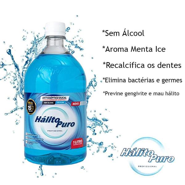 Imagem de Caixa 6 Unidades Antisséptico Bucal 1 Litro Refil