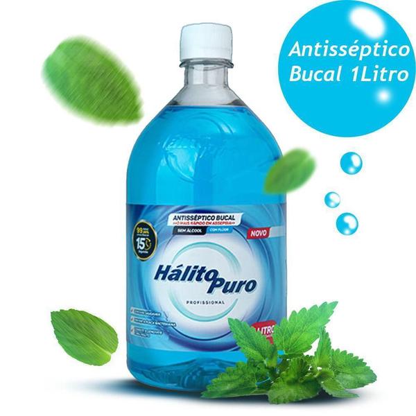 Imagem de Caixa 6 Unidades Antisséptico Bucal 1 Litro Refil