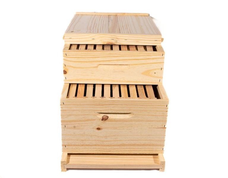 Caixa abelha apis pinus langstroth conjunto - SÓ MADEIRAS - Caixa