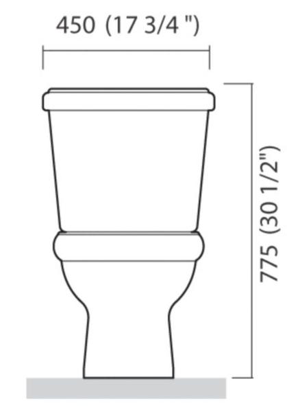 Imagem de Caixa Acoplada para Vaso Sanitário Plus com Mecanismo Sabatini Branca 3L e 6L Icasa