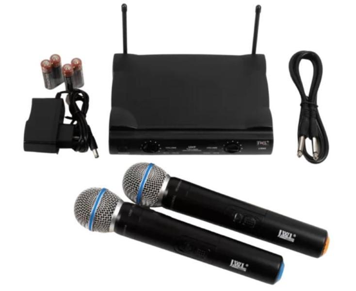 Imagem de Caixa Acústica Wls S10 Bt Ativa + 2 Microfones Sem Fio Jwl