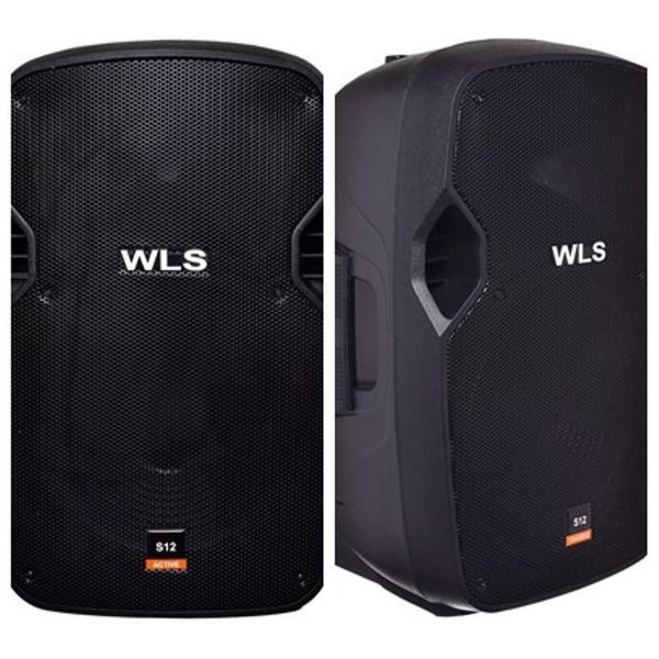 Imagem de Caixa Acústica Wls S12 Ativa Bt + 2 Microfones Sem Fio Jwl