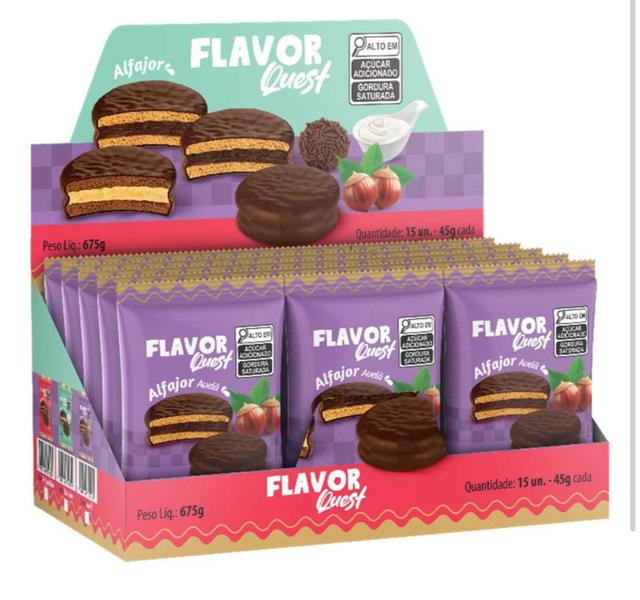 Imagem de Caixa alfajor sabor avelã c/ 15 un