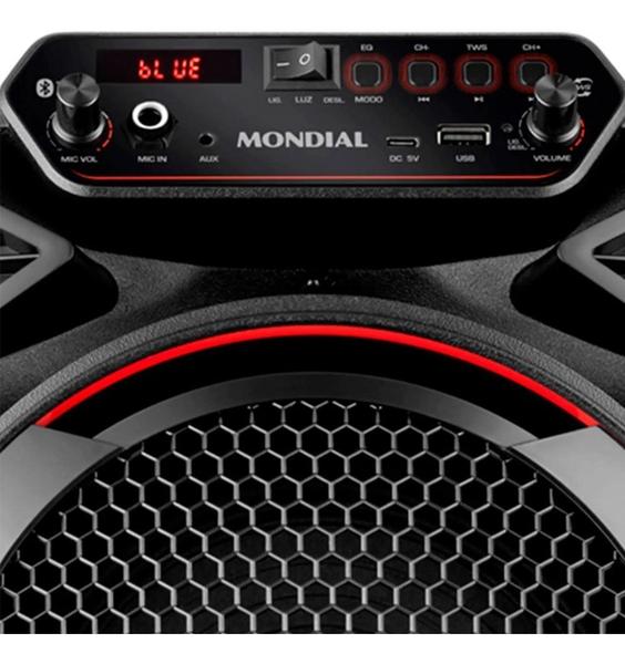 Imagem de Caixa Amplificada Mondial CM-150, Bluetooth, Potência 150W, USB, Rádio FM e Função TWS Bivolt