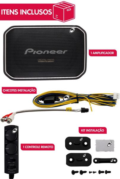 Imagem de Caixa Amplificada Subwoofer Slim Pioneer Ts-Wx140Da 8