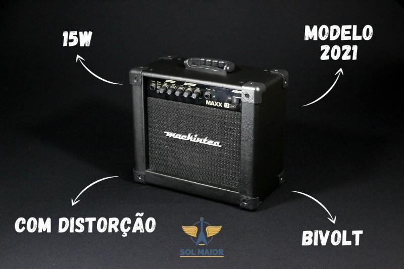 Imagem de Caixa Amplificador Cubo Guitarra Mackintec Maxx 15 Preto