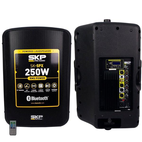 Imagem de Caixa Ativa Amplificada 250W SKP SK5PX Preta