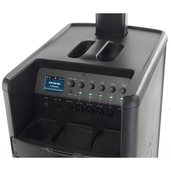 Caixa Ativa JBL EON One MK2 400w RMS Mixer 5 Canais Bluetooth e Bateria Interna Imagem de Caixa Ativa JBL EON One MK2 400w RMS Mixer 5 Canais Bluetooth e Bateria Interna