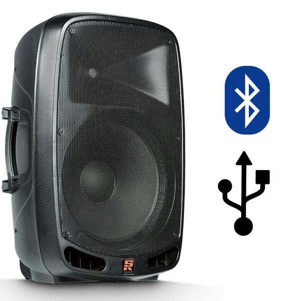 Imagem de Caixa Ativa Staner PS 1501 200W Bluetooth Usb + Tripé