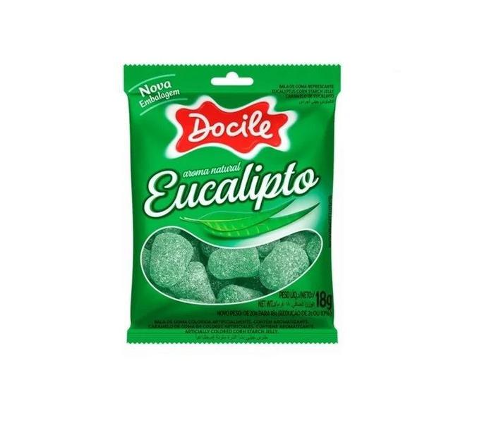 Caixa Bala de Goma Mini Sino Eucalipto 24X18g - Docile Imagem de Caixa Bala de Goma Mini Sino Eucalipto 24X18g - Docile