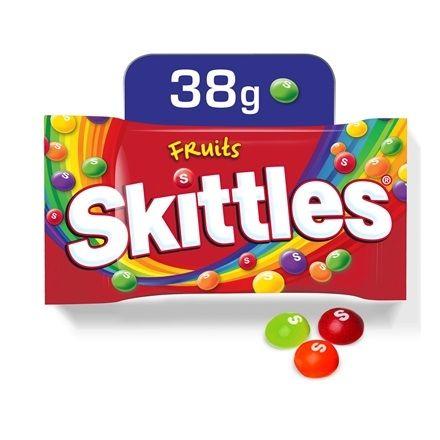 Imagem de Caixa bala skittles fruits - sabor original 14 x 38g = 532g