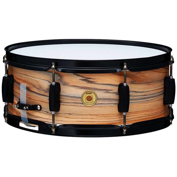 Imagem de Caixa Bateria Tama WP1455 BK NZW Woodworks Natrual Zebra Wood Madeira de 14 x 5,5