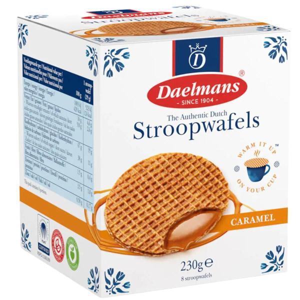 Imagem de Caixa Biscoitos Holândes Daelmans Stroopwafels Wafers 230G