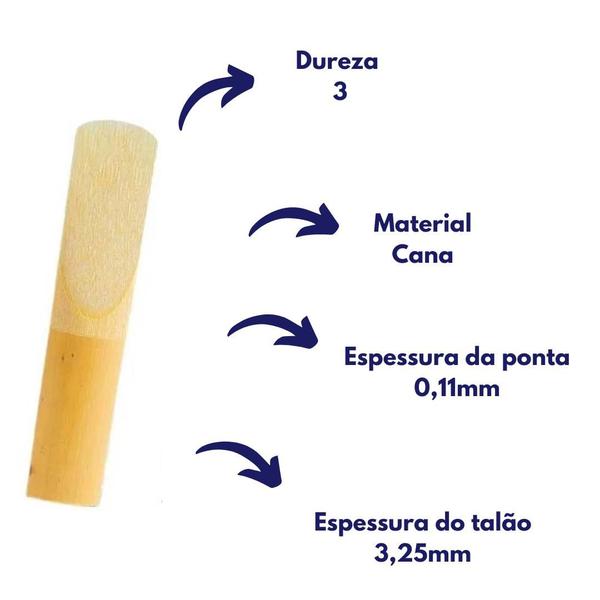 Imagem de Caixa c/ 5 Palhetas Java P/sax Tenor N. 3 Sr273 Vandoren