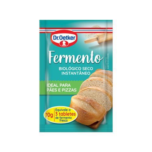Caixa c/ 60un de Fermento De Pão Biológico Seco Instantâneo 10g - Dr. Oetker Imagem de Caixa c/ 60un de Fermento De Pão Biológico Seco Instantâneo 10g