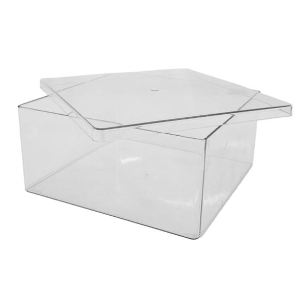 Caixa Cake Box Quadrada C/Tampa 2 L Sobremesa Doces Bolo - Lsc Toys Imagem de Caixa Cake Box Quadrada C/Tampa 2 L Sobremesa Doces Bolo