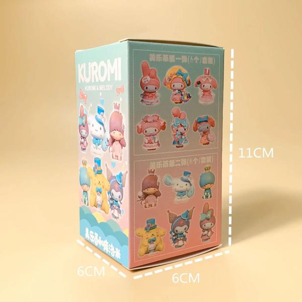 Imagem de Caixa Cega de Figuras Kawaii Sanrio - Kuromi, Cinnamoroll e My Melody