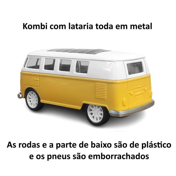 Imagem de Caixa com 12 Carrinho Metal Perua Kombi em Miniatura Revenda