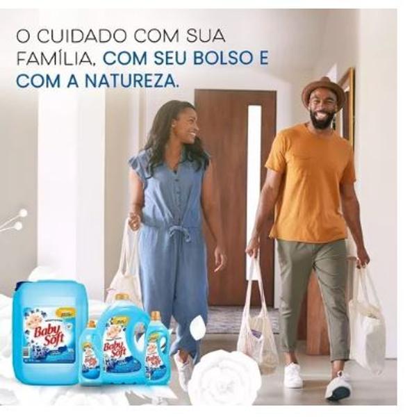 Imagem de CAIXA COM  2 unidades Amaciante Baby Soft toque de carinho 5 litros