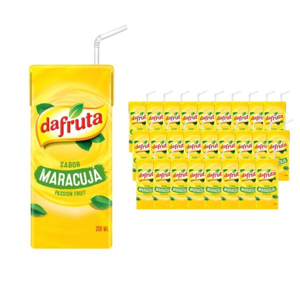 Imagem de Caixa com 27 sucos Dafruta Maracuja 200ml