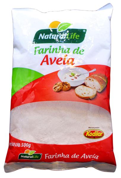 Caixa com 6 pacotes de Farinhas De Aveia 500g Kodilar Imagem de Caixa com 6 pacotes de Farinhas De Aveia 500g Kodilar