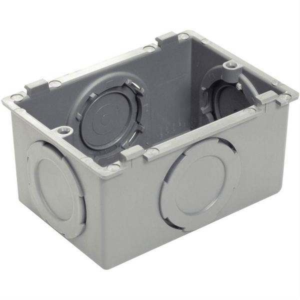 Caixa Condulete PlastiBox X Cinza Escuro - 57250011 - TRAMONTINA Imagem de Caixa Condulete PlastiBox X Cinza Escuro - 57250011 - TRAMONTINA