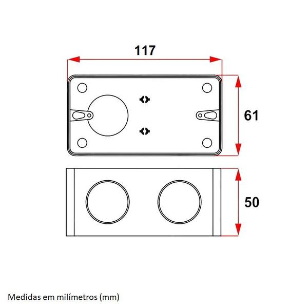 Caixa Condulete Pvc 7 Saidas Branco 1" Ef - Inpol Imagem de Caixa Condulete Pvc 7 Saidas Branco 1" Ef
