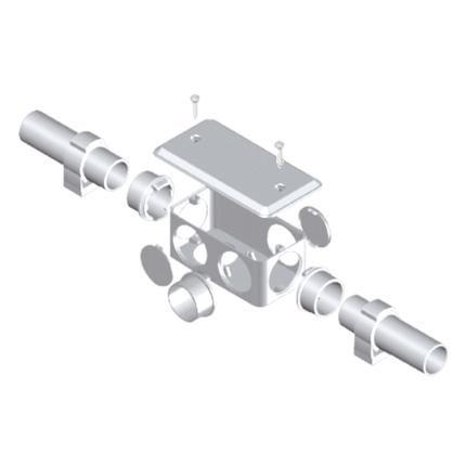 Caixa Condulete Pvc 7 Saidas Branco 1" Ef - Inpol Imagem de Caixa Condulete Pvc 7 Saidas Branco 1" Ef