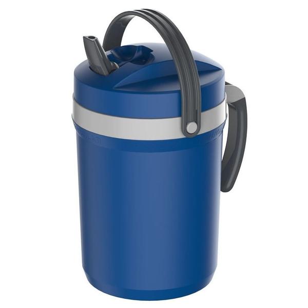 Imagem de Caixa Cooler Térmico Azul 20L + Jarra Fliptop 2.5L + Garrafão 5L Termolar