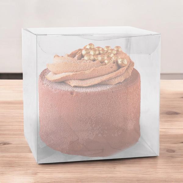 Caixa de Acetato Cubo Para Bolo Doce Presente 12x12 C/10 - Ideia Embalagens Imagem de Caixa de Acetato Cubo Para Bolo Doce Presente 12x12 C/10