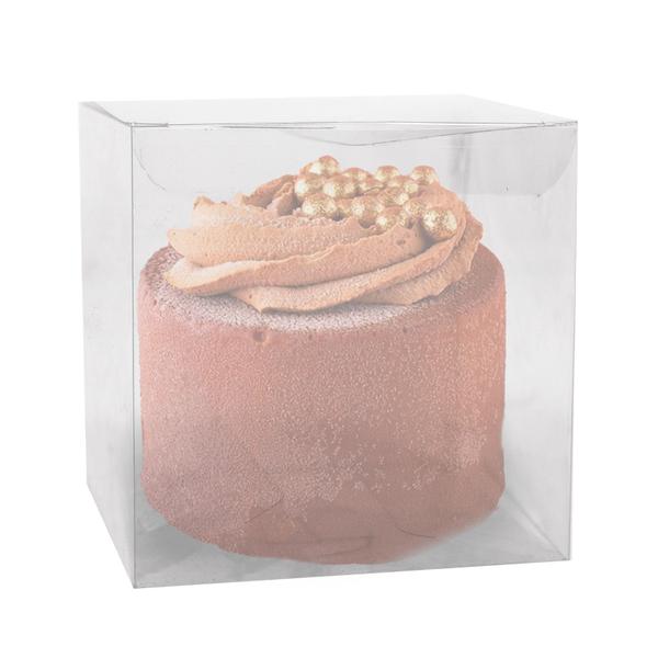 Caixa de Acetato Cubo Para Bolo Doce Presente 12x12 C/10 - Ideia Embalagens Imagem de Caixa de Acetato Cubo Para Bolo Doce Presente 12x12 C/10
