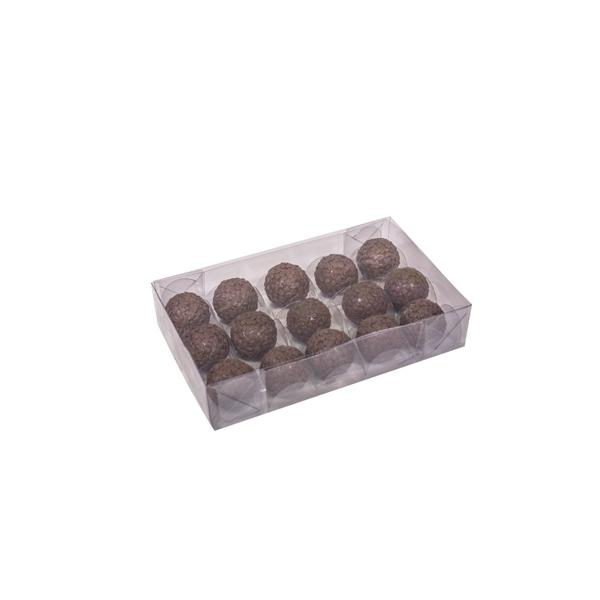 Imagem de Caixa de Acetato Para 15 Doces Brigadeiro 20X12X4 C/10