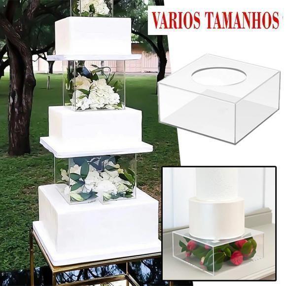 Caixa De Acrilico 3Mm Para Decoração De Bolo 20X20X10. - Jr Pole Imagem de Caixa De Acrilico 3Mm Para Decoração De Bolo 20X20X10.
